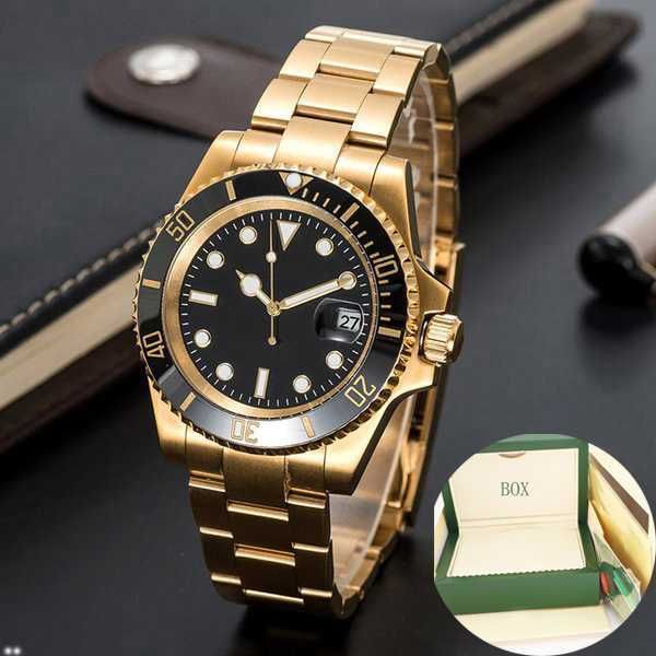 

designer watch mens watch luxury watches automatic mechanical movement watchs for man 40mm date sapphire mirror 904l stainless steel montell, Slivery;golden