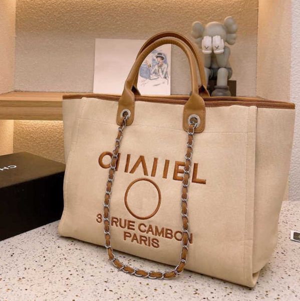

classics women's channel luxury handbags beach bags brand canvas embroidered women chains packs evening bag small mini handbag large pa