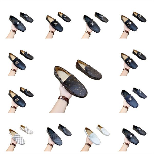 

fashion black / brown tan designer men wedding shoe genuine leather loafers dress shoes mens formal work shoess with tasselsize 38-46