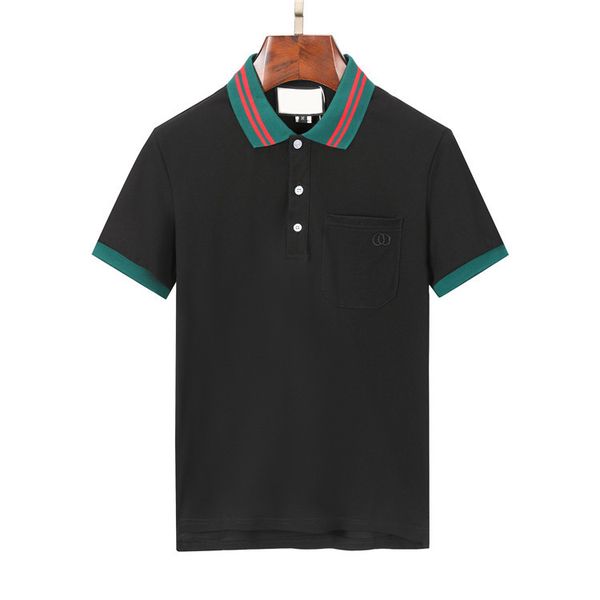 

2023ss designer polo shirts men luxury polo casual men polo t shirt snake bee letter print embroidery fashion high street mens polos m-xxxl, White;black