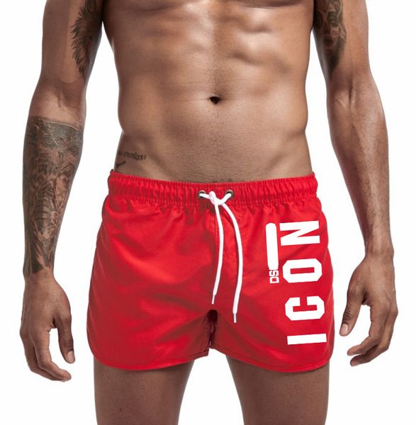 

icon dsq d2 brands men's summer swim shorts fashion trend classic luxury designer womens man swimming short casual beach pants pantalon, White;black