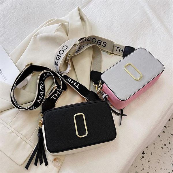 

marc fashion bag ladie handbag famous totes snaps camera small crossbody purse women shoulder bags messenger cross body 2022100270t, Red;black