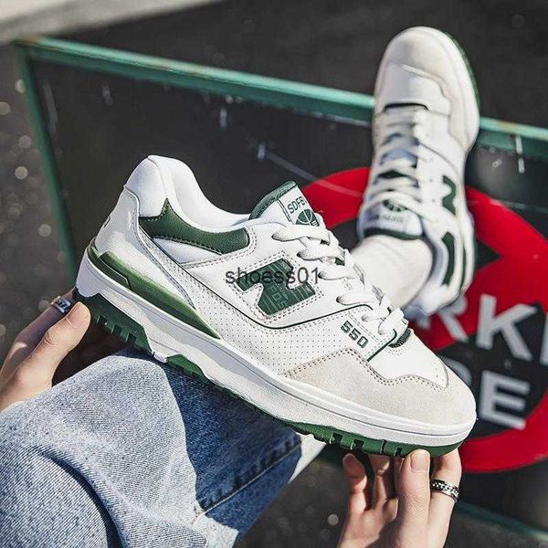 

spring and autumn new bailun cool run nb men's shoes 550 women's shoes leisure sports shoes couple dad shoes small white shoes boa, Black