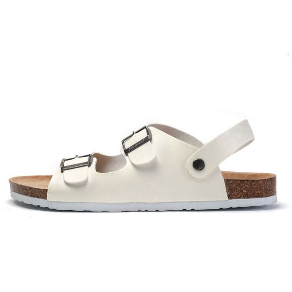 

sandals men shoes sandals summer flip flops men sandals cork slippers casual shoes beach colors slides size 35-46 230421, Black