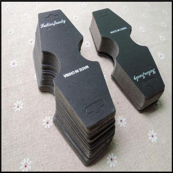 

fashion jewelry necklace cards the black bracelet earrings card packaging display hang tags made in china a1035 200pcs6955203229c