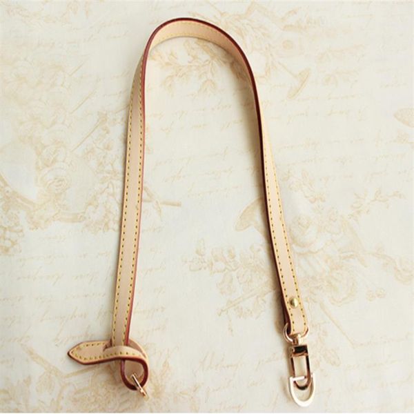 

1 2 46cm luxury short straps replacement genuine leather bag handle207g, Black