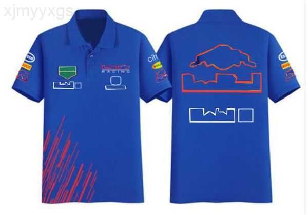 

2023 new f1 racing t-shirt summer team polo shirt with custom 15x6ts, White;black