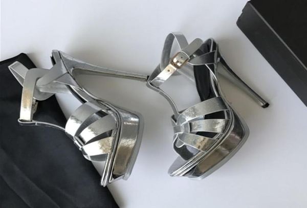 

new tribute patentsoft leather platform sandals women high heels sandals lady shoes pumps original leather6866817, Black