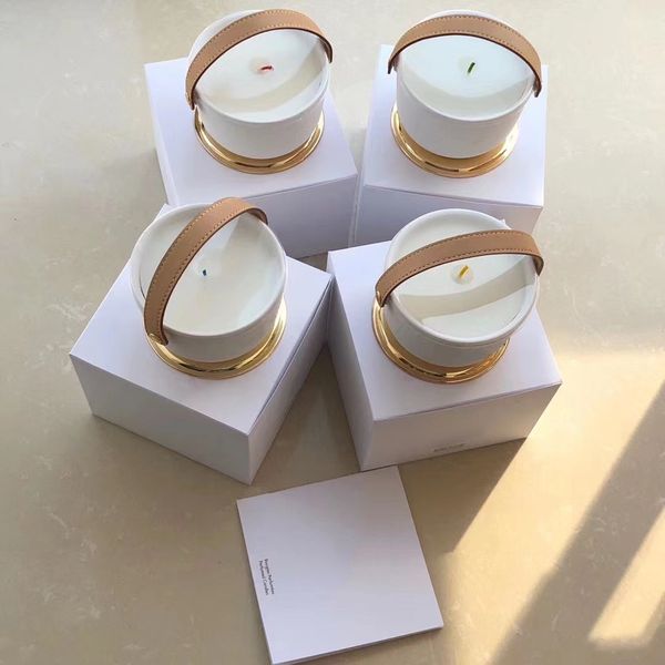 

luxury incense cologne aromatherapy iv perfume candle fragrance 220g dehors ii neige feuilles d'or lle blanche l'air du jardin wit