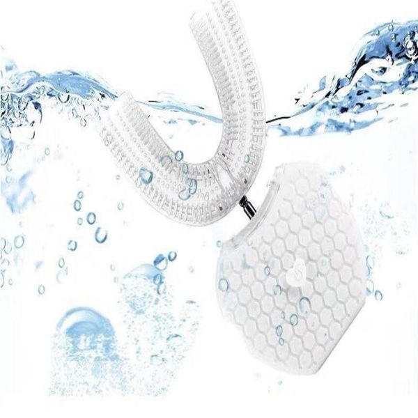 

360 degrees automatic toothbrush sonic electric intelligent tooth brush usb charging whitening u shape tooth-brush317y