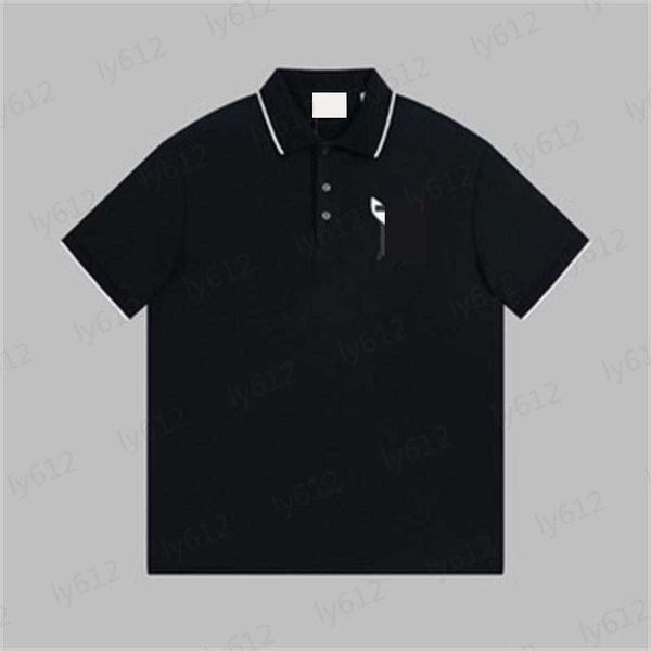 

black fashion clothing designer spring summer luxury trend classic brand animation rabbit print bead mesh polo t-shirt mens tees clothes, White;black