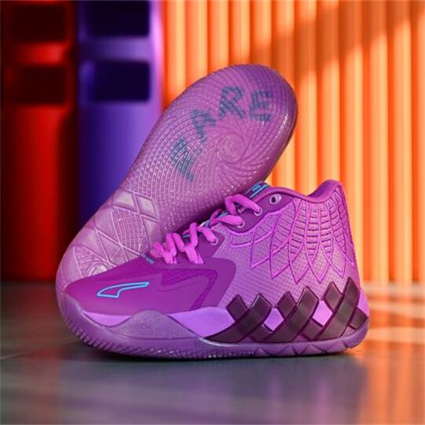 

basketball shoes mb.02 rick and morty basketball shoes for sale lamelos ball men women iridescent dreams buzz city rock ridge re sport shoes, Black