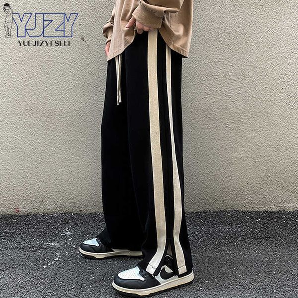 

men's pants 2022 autumn men casual wideleg pants korean version y2k streetwear hip hop men fashion trousers sweatpants harajuku pants m, Black