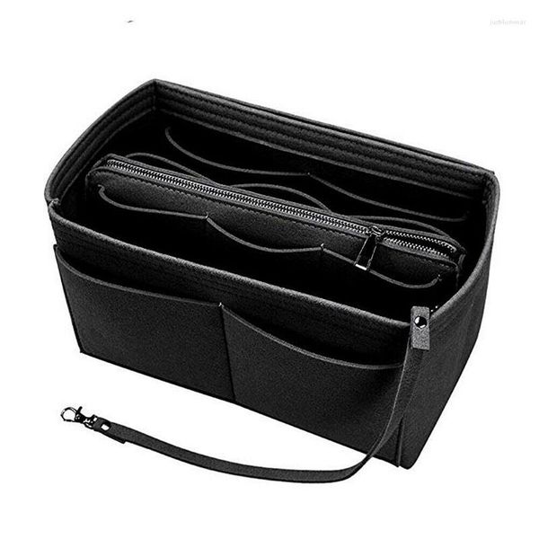 

felt purse insert organizer portable cosmetic bag fit for handbag tote various bag makeup storage felt insert tote
