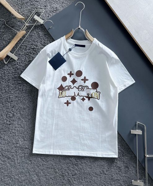 

2023 new mens womens designer t shirts printed fashion man t-shirt cotton casual tees short sleeve luxury hip hop streetwear tshirts a3, White;black