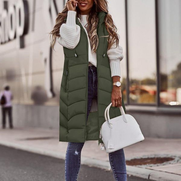 

vests 2022 women winter cotton vest loose waistcoat bodywarm jacket cotton padded jacket sleeveless female winter waistcoat #t2g, Black;white
