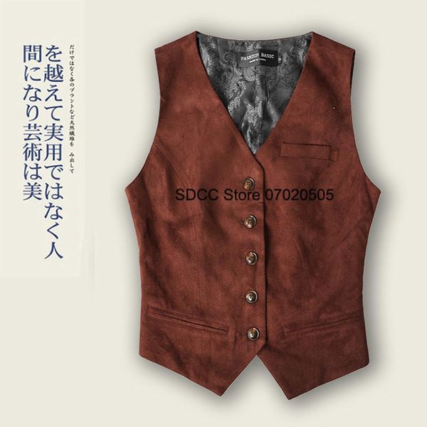 

vests sleeveless women's vest vneck single breasted suede slim fit jacket for party events lady tank top, Black;white
