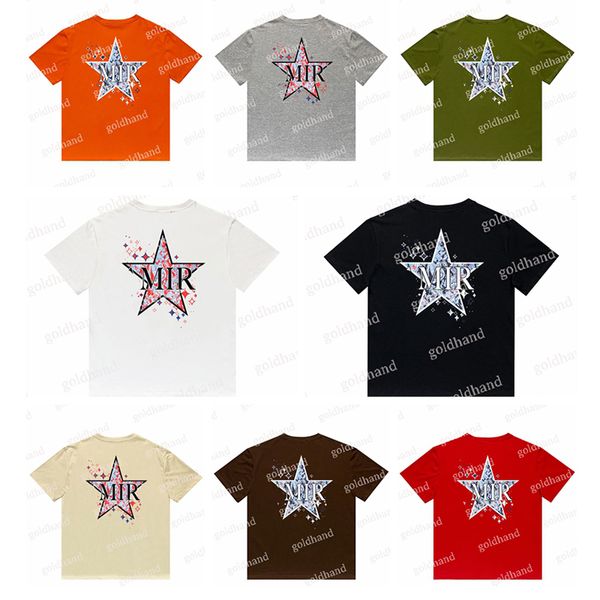 

skateboard tees fashion mens rapper t shirt tide stars printed shirt designer summer men women plus size, Black;brown