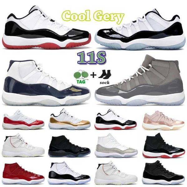 

og cool gery high 11s 2022 low 11 men basketball shoes jubilee 25th anniversary concord 45 snake navy legend blue space jam bred mens women
