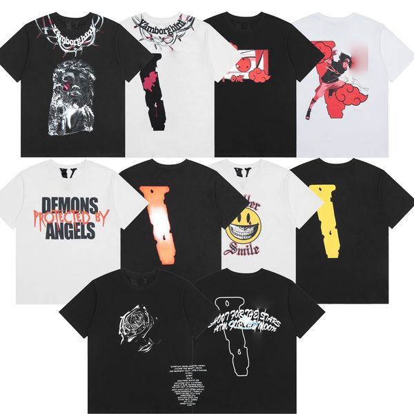

mens t shirt summer new designer shirts large letter v shirt loose men's casual shirt for mens and womens luxury tshirt cottom mens pol, White;black