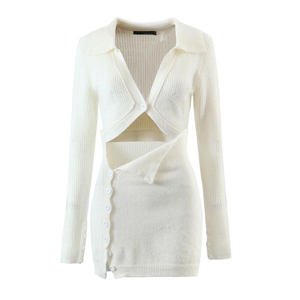 

dress piece sets womens outifits summer skirt sets womens outfits knit mini skirt and crop cardigan knitted two piece women sets, White