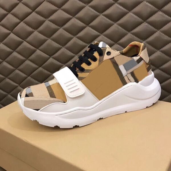 

2023 striped casual shoes thick bottom men vintage sneaker red platform trainer designer sneakers season shades trainers brand classic outdo, Black