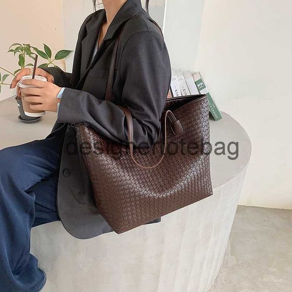 

fashion woven bag handle shoulder single arco tote cabat large-capacity bags vegetable basket handbag summer lady hobo casual botega v cross