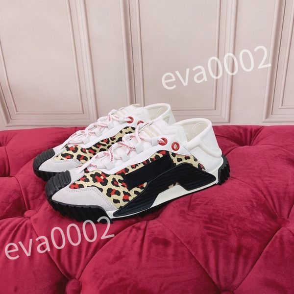 

2023 new luxury men sneakers shoewomen casual shoes genuine leather shoes lace up designer women and men, Black