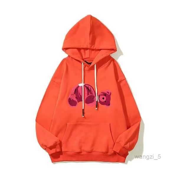 

men's hoodies & sweatshirts 2022 angel mens womens designers fashion man long sleeve bear hoodie clothing sweaters hip hop palms clothe, Black