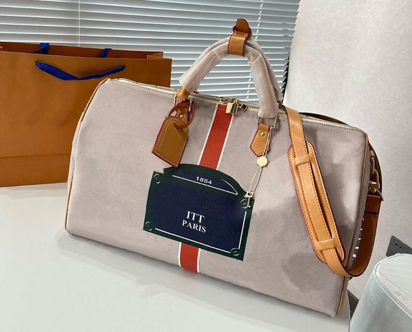 

travel bags mens luxury monograms duffel bag fashion outdoor pack with large space multifunctional handbag shoulder bagss 50cm