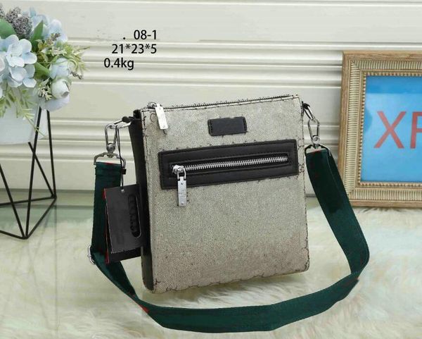 

luxury designer shoulder bag man handbag backpack tote work outdoor casual wallet back zipper pocket messenger bag 08-1 t673