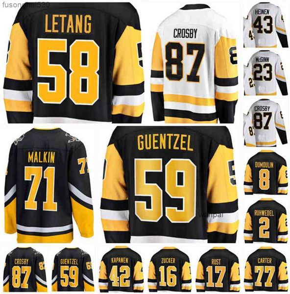 

2022 pittsburgh sidney crosby hockey jersey jake guentzel evgeni malkin kris letang brian dumoulin jeff carter ruhwedel pit custom stitched, Black;red