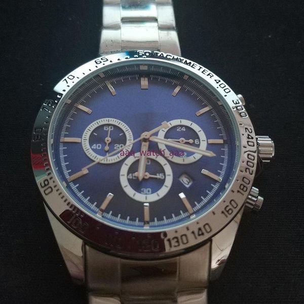 

138 selling mens watches bos quartz movement watch all functional small dial work satch lifestyle waterproof stainless steel w317j, Slivery;brown