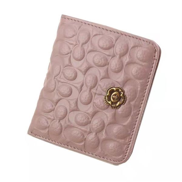

genuine leather short style women designer wallets lady cowhide fashion casual coin zero card purses no470253a, Red;black