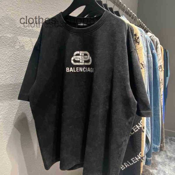 

men's shirts designer bbalengs t shirt sweaters fashion correct high version letter cotton loose large sleeve famil 9xjv, White;black