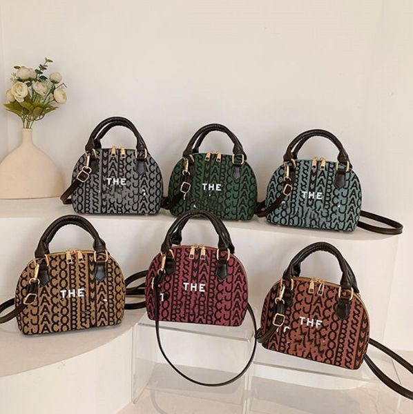 

fashion children handbag brands shoulder bags luxuryyss brown flower women crossbody handbags shell bag, Black