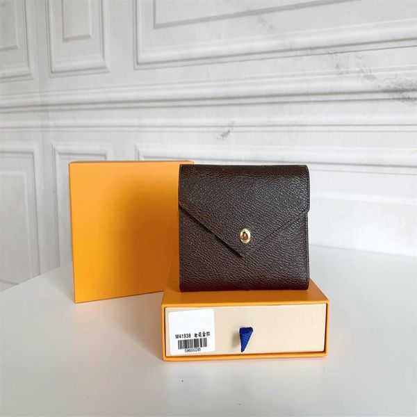 

2021 fashion men women luxurys designers wallet bags zipper zippy 41938 card coin key holders purse wallets leather handbag should254r, Red;black