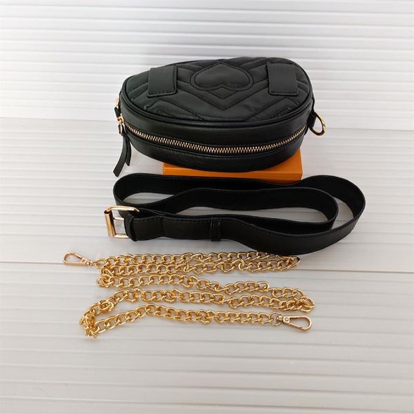 

classic women leather packs waist bags female flower ladies handbags shoulder luxury womens chest bag lady belt desig200t