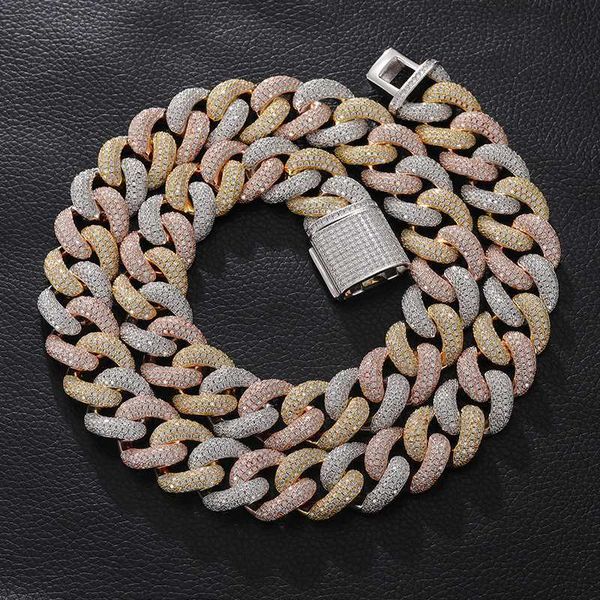 

2023 new arrival moissanite cuban necklace ice out def vvs1 moissanite cuban link sliver chain/, Silver
