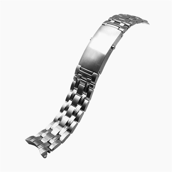 

watch bands stainless steel bracelet watch accessories 20mm 22mm silver fit o266a, Black;brown