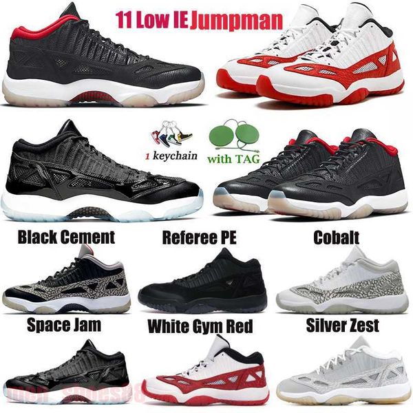 

og with box sneakers 11s low ie basketball shoes jumpman 11 11s mens referee pe silver zest space jam white gym red designer trainers big si