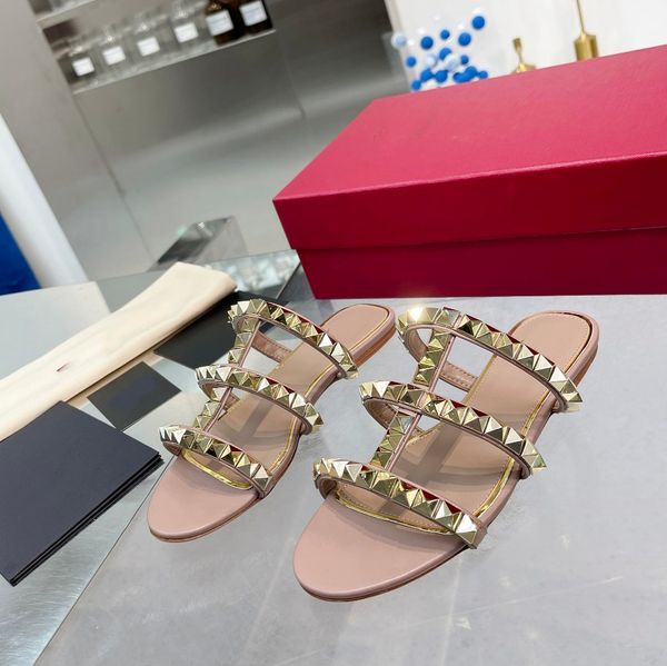 

designer sandals women heel leather slippers platform valentinoity slide rubber sandal summer fashion patform fhfgfgdfgg, Black
