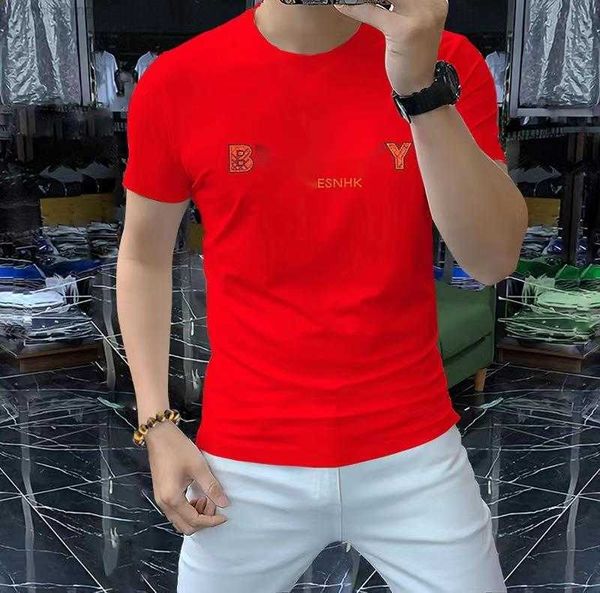 

men's t-shirts burby mens t shirt designer shirts round neck short sleeve tshirt men women sweatshirt 3d letter printing cotton oversiz, White;black