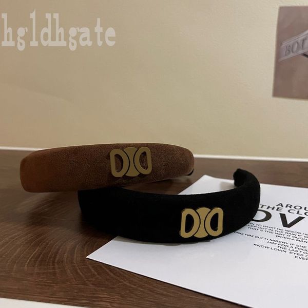 

special hairband wash headband wide woman gold plated leather party letters flocking large size man vintage designer hairband cute zb052 f23, Silver