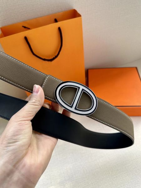 

fashion belt man belt man designer 38mm width 100-125cm pistressed lea belt crystal silver geometric steel buckle smooth buckle with orange, Black;brown