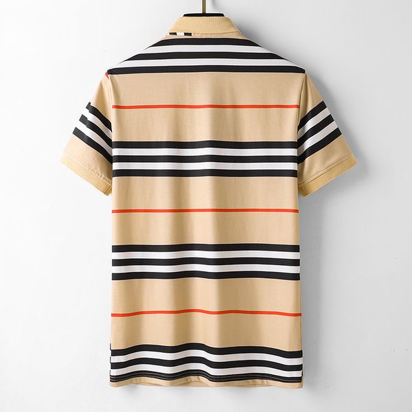 

designer striped pony shirt t-shirt men's high street fashion luxury t-shirt size m-3xl-zo-5, White;black