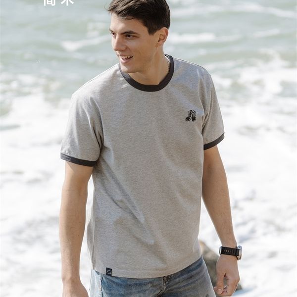 

mens tshirts summer contrast color oversize tshirts men heavyweight 265g 100% cotton 230420, White;black