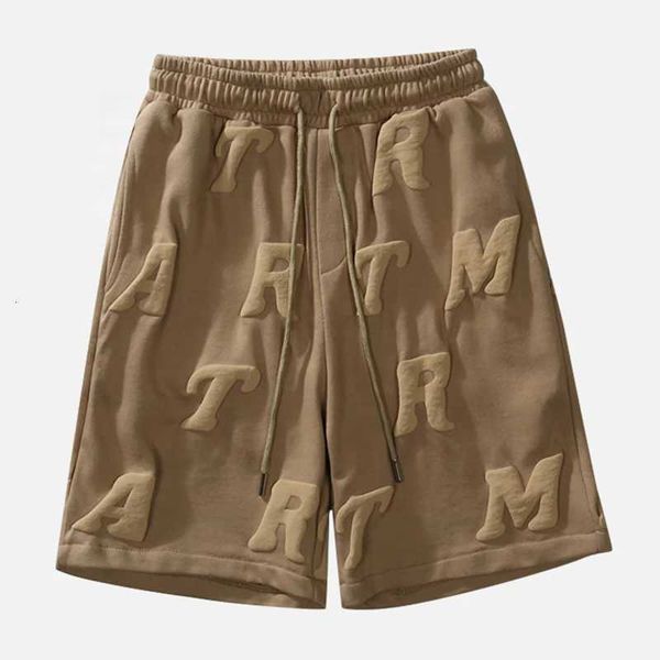 

dec oem custom men's shorts boardshorts 2022 thick fleece puff printed gym for men, White;black