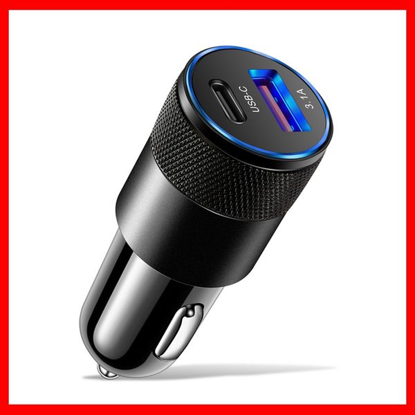 

pd car charger usb type c fast charging car phone adapter for iphone 13 12 xiaomi huawei samsung poco quick charge 3.0 car-charge car-charge