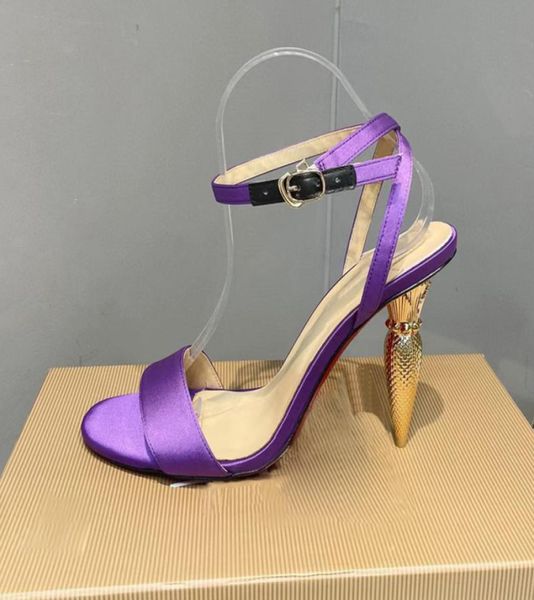 

scepter golden heel sandals formal shoes patent leather satin rhinestone decorated purple high heels 10cm women039s luxury desi1856641, Black